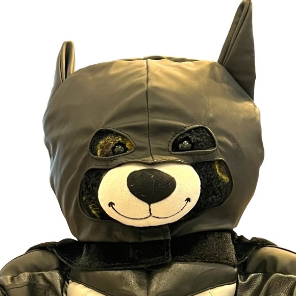 Build A Bear Batman Logo The Dark Knight Black Outfit Plush Dress Up Clothes - Picture 1 of 16